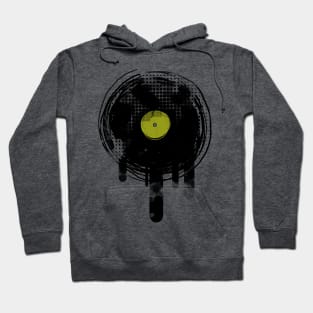 Melting Vinyl Record Hoodie